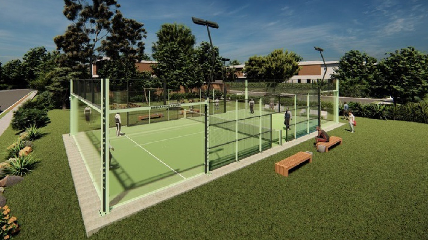 Terrains de padel en aluminium extérieurs Terrain de padel Panoramique 3S SportSystemS