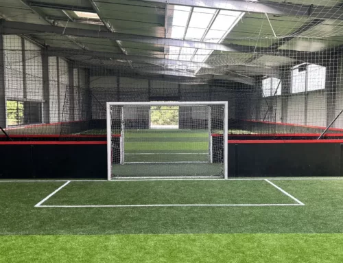 Remplacement de gazons synthétiques pour terrains de soccer à Sernhac
