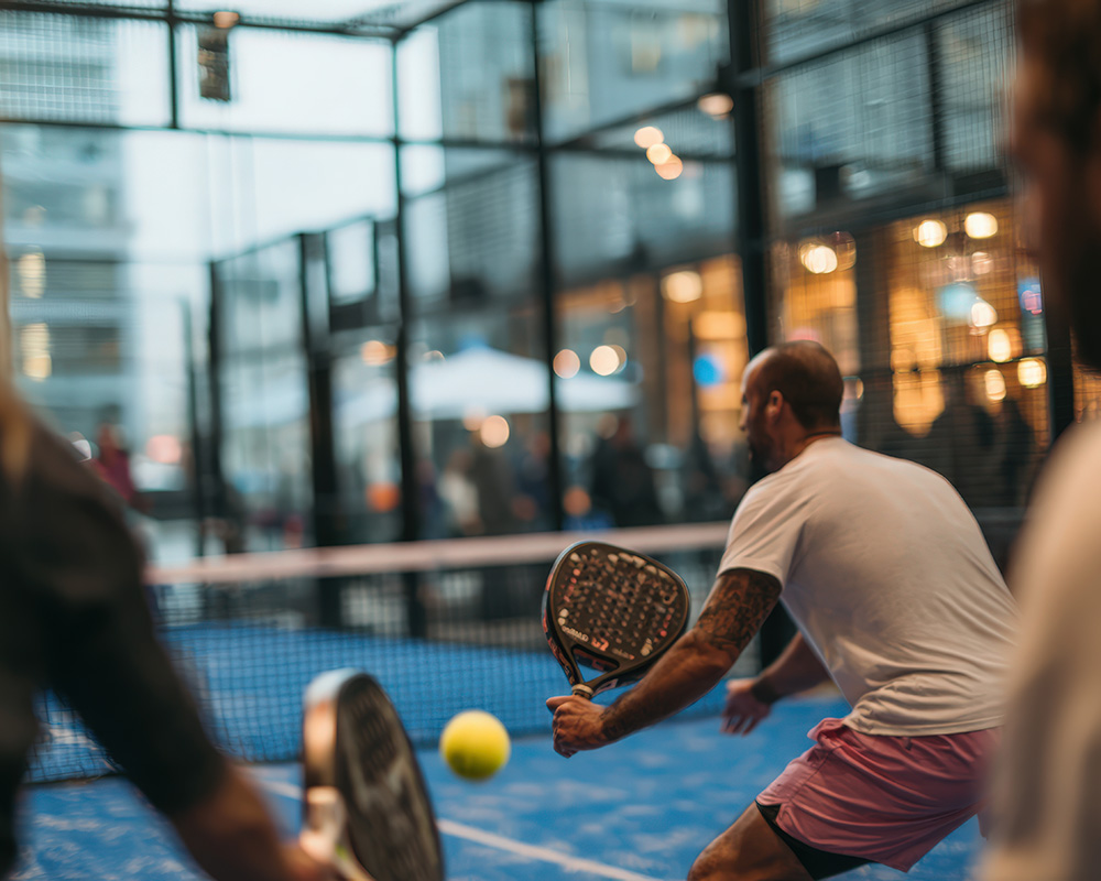 Créer un club de padel dynamique et rentable Structure de terrain de padel en aluminium thermolaqué
